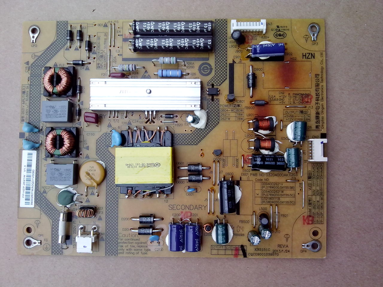 0094002621W power supply board