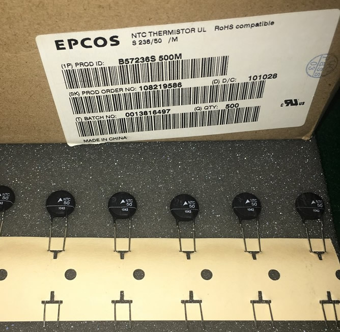 EPCOS B57236S500M NTC 50R 1.9A 50Ohms 5pcs/lot