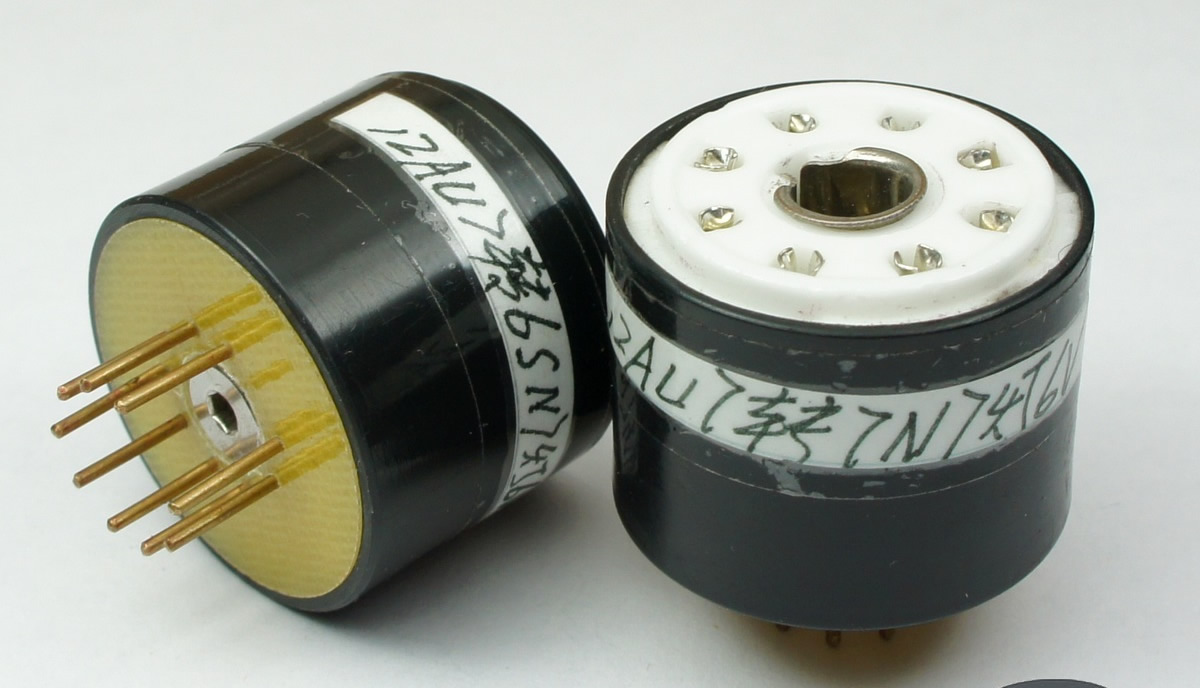 12AU7 to 7N7 tube socket adapter