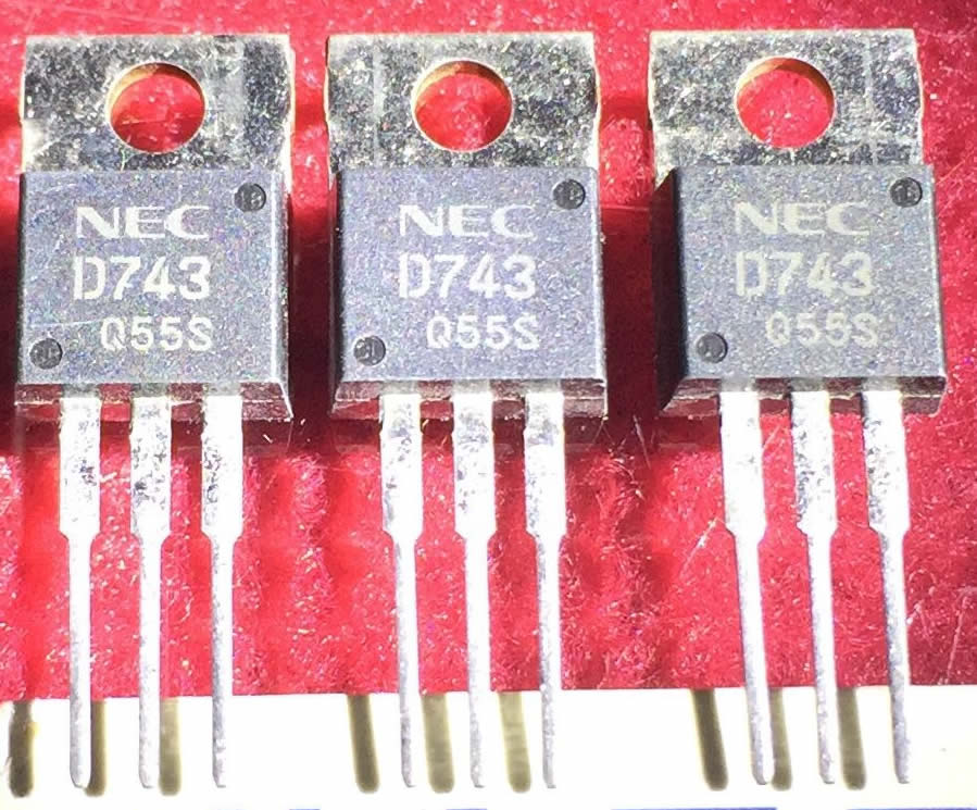 2SD743 D743 NEC TO-220 5pcs/lot