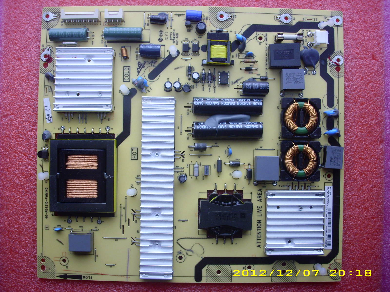 40-PE4210-PWM1XG power supply board