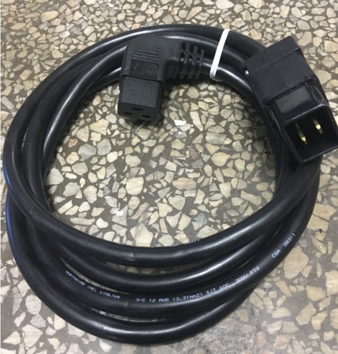 DELL PDU power cable extension cable elbow