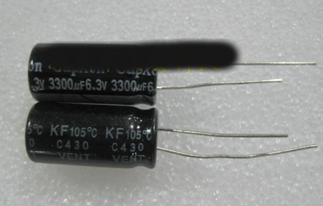 6.3V-3300uF 10*20MM ROHS capacitor 10pcs/lot