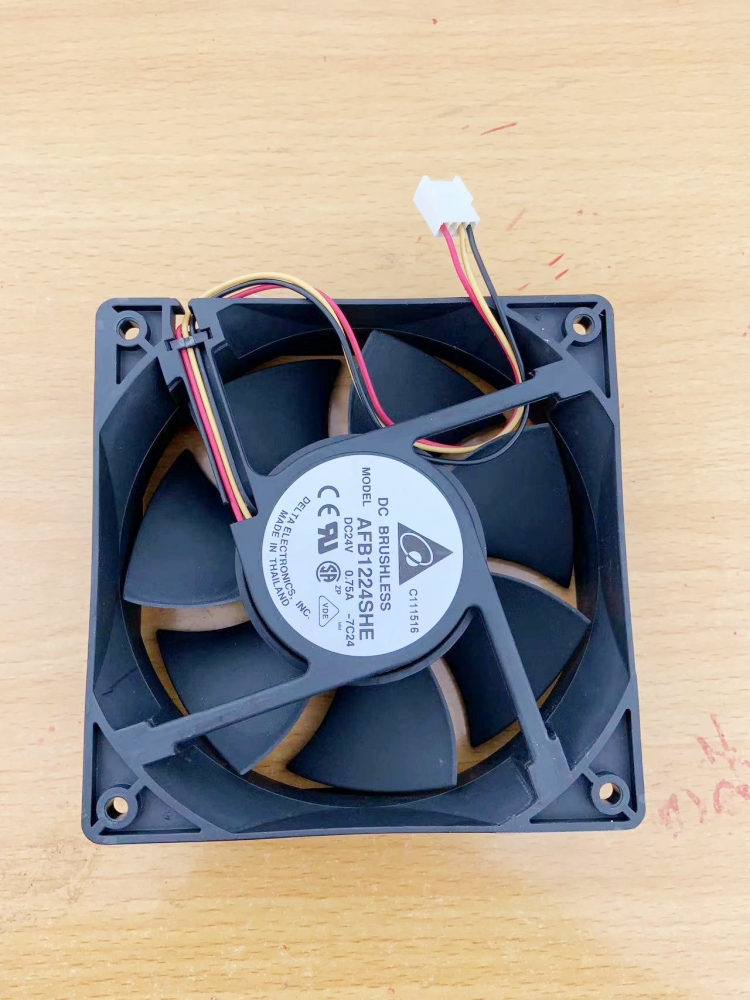 AFB1224SHE DC24V 0.75A danfoss inverter fan used and tested