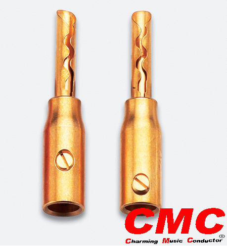 CMC-0658-GF High Performance Audio Banana Connectors Gold-plated