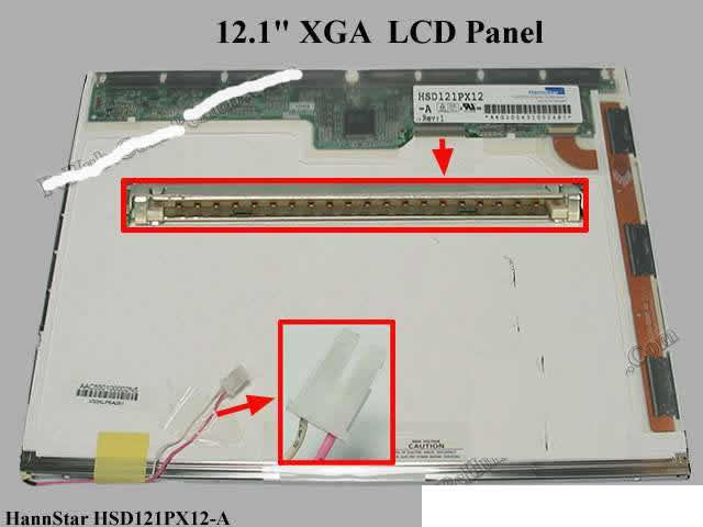 HSD121PX12-A LCD SCREEN 12.1" XGA NEC S900 asus M5000