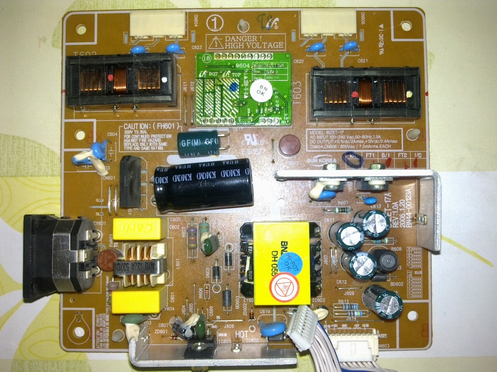 Samsung Power Board BIZET-17 BN44-00123A