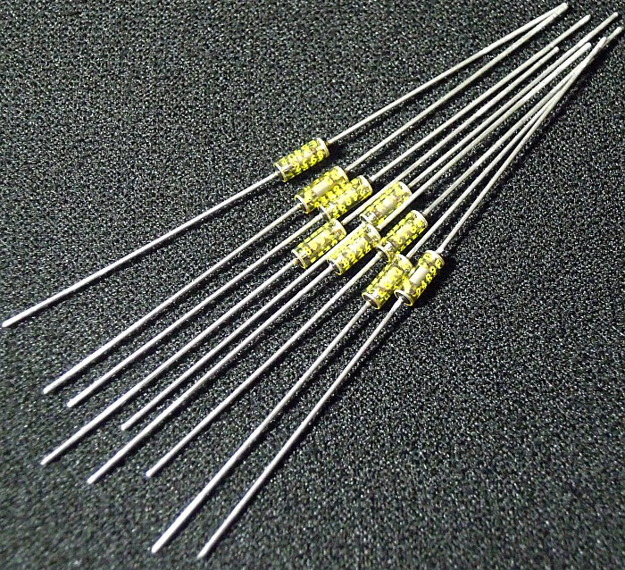 VISHAY RNR55C 124R 0.25W 2.7x7 Tin lead HIFI resistor