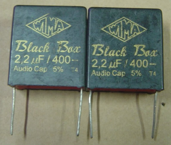 WIMA BLACK BOX 2.2.0uf 400V Audio Cap 31mm×17mm×34mm spacing: 27mm