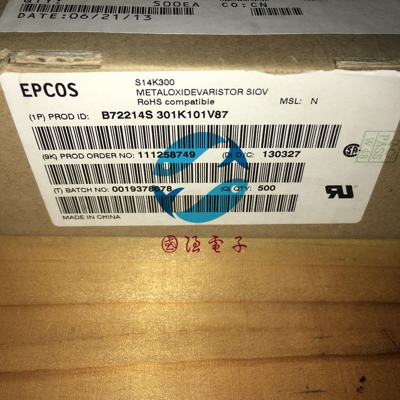EPCOS B72214S301K101 S14K300 470V 14mm = 14D471K 5pcs/lot