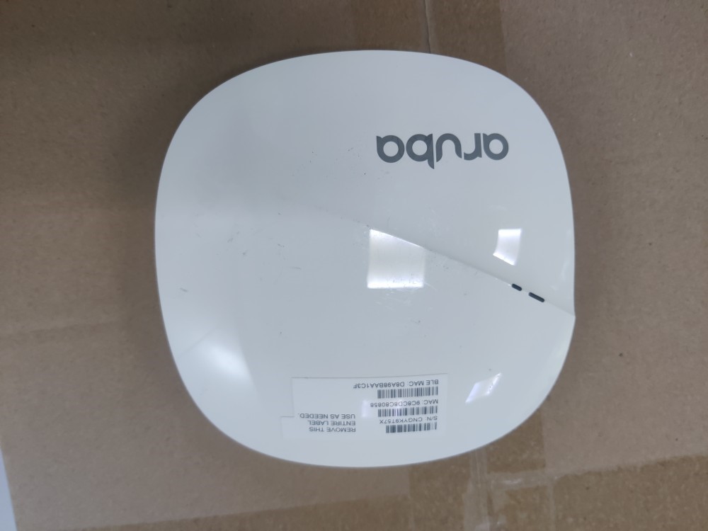 The Aruba AP-303(RW) wireless router JZ320A is removed